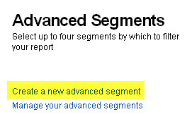 Create New Segment